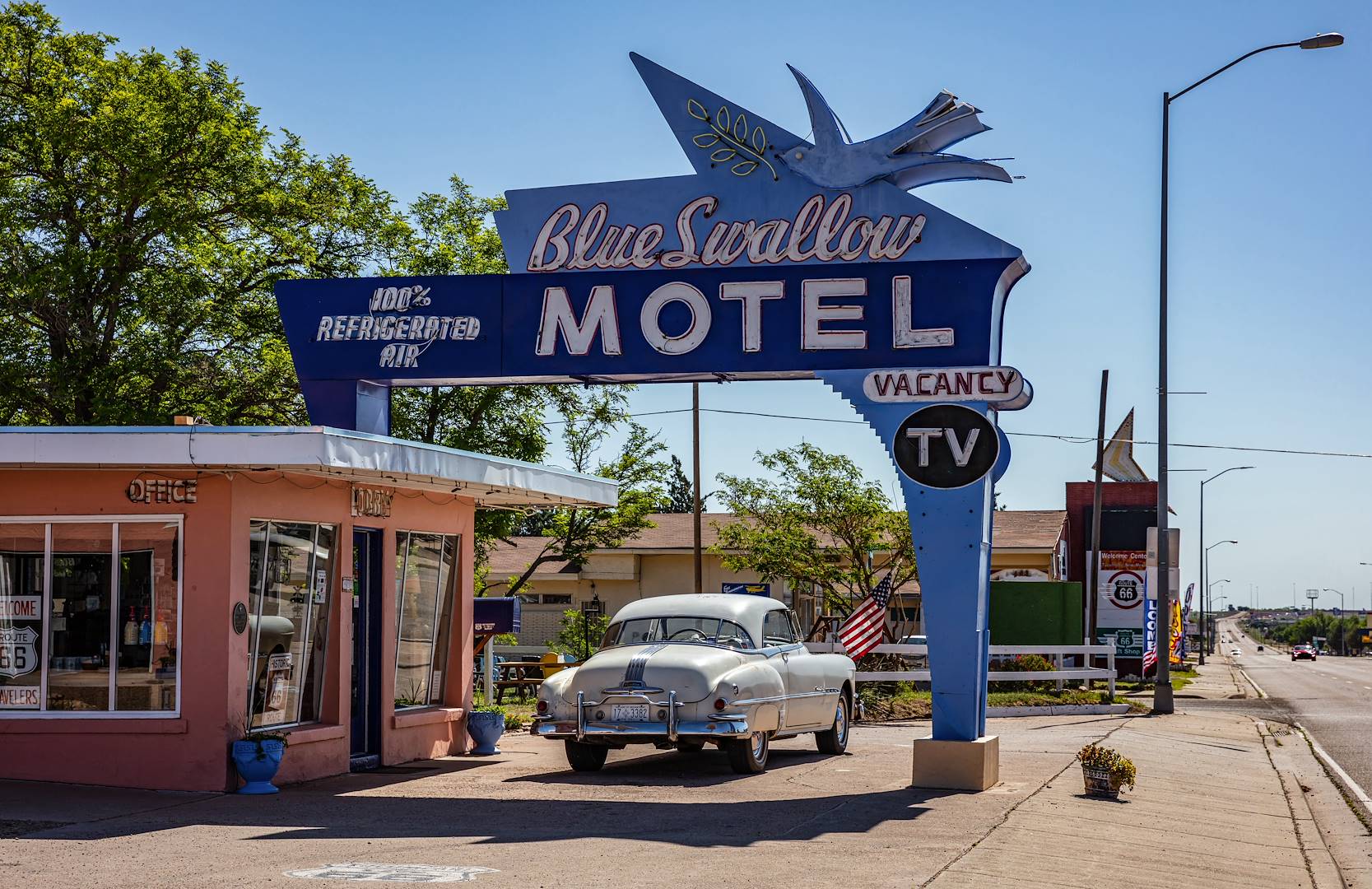 Blue Swallow Motel - Tucumcari - Nouveau Mexique - Etats-Unis