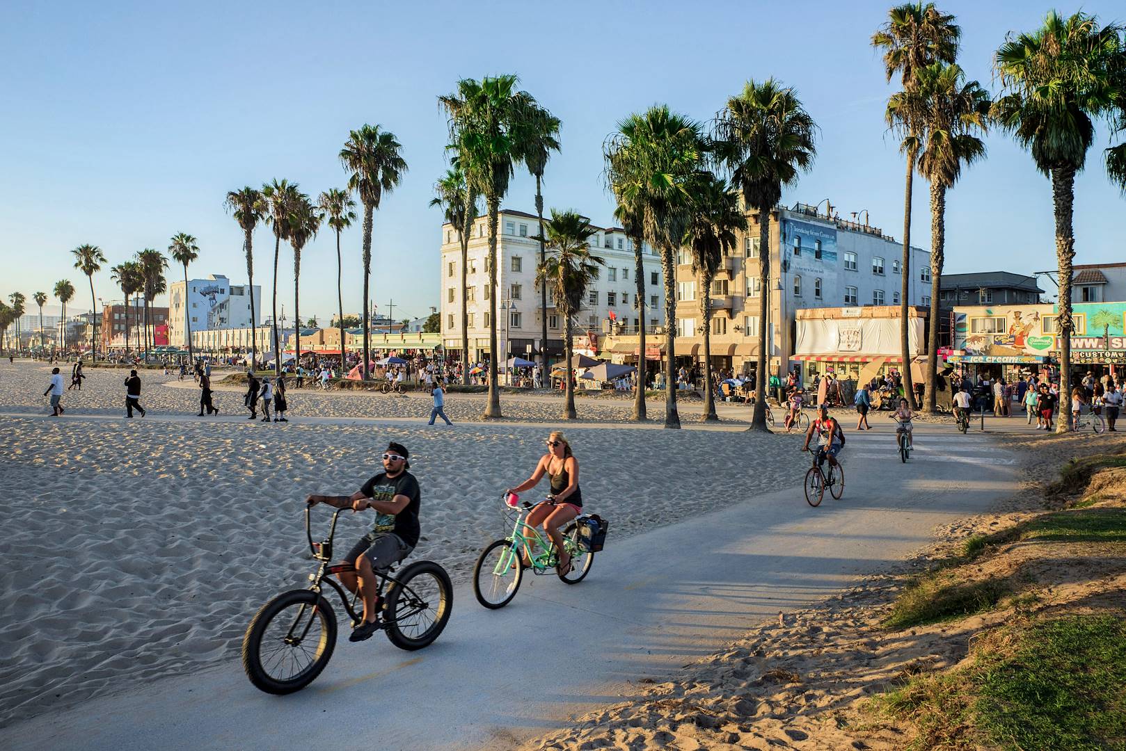 Vélo sur Venice Beach - Los Angeles - Californie - Etats-Unis
