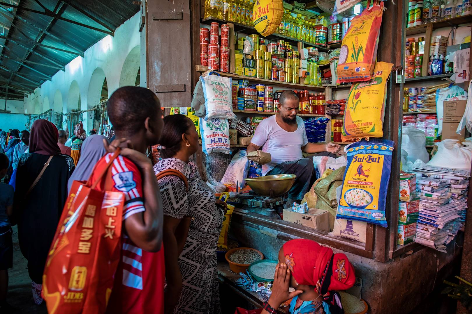 Stand au marché des épices - Stone Town - Zanzibar Vieille Ville - Tanzanie