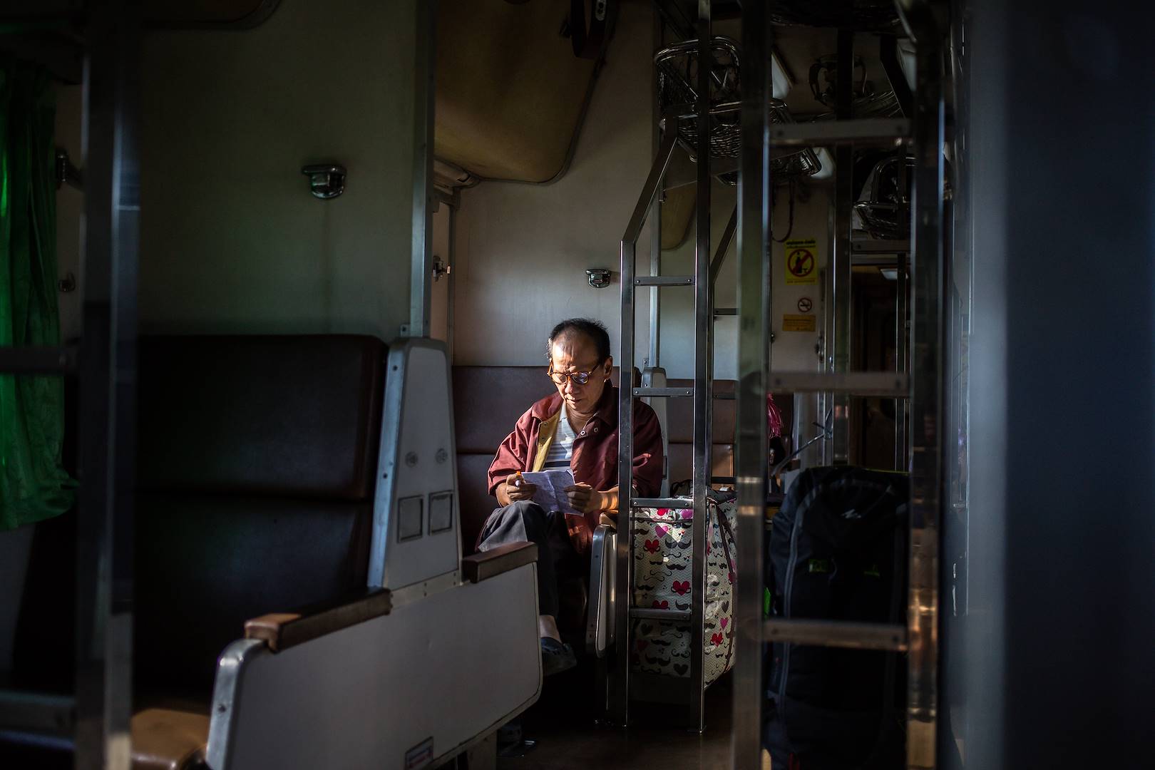 Voyage en train en Thaïlande