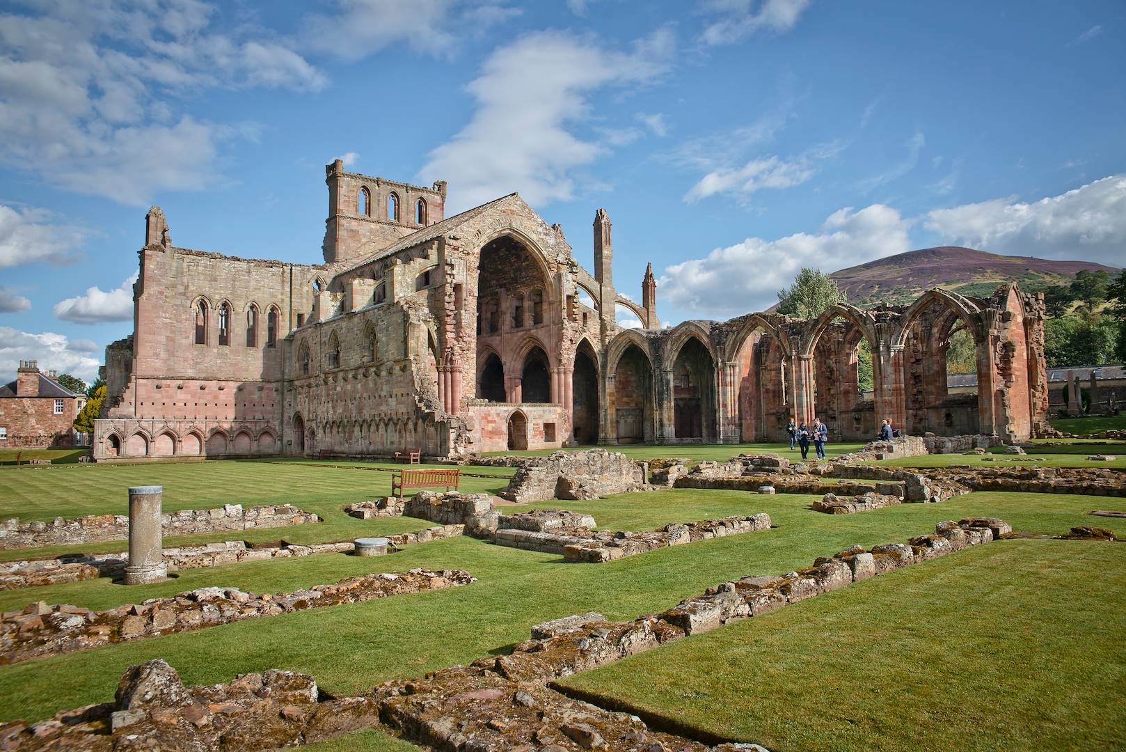 Abbaye de Melrose - Roxburghshire - Ecosse - Royaume Uni