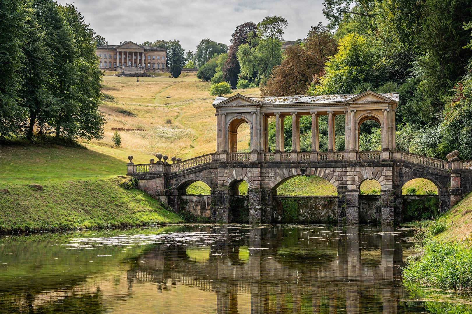 The Palladian Bridge à Wilton House - Wiltshire - Angleterre - Royaume Uni