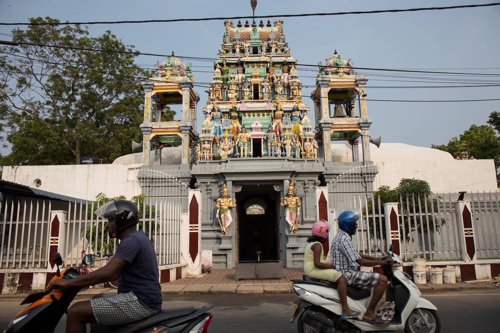 Façade d'un temple hindou - Negombo - Ouest - Sri Lanka