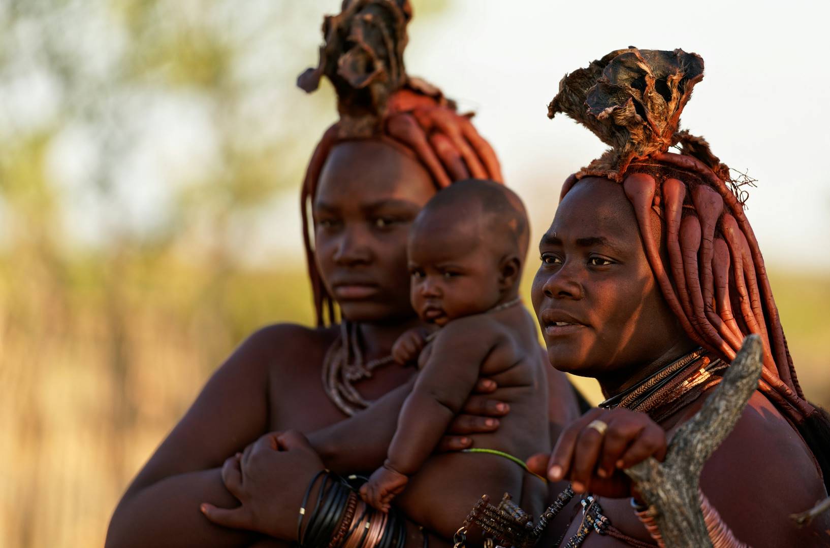 Himbas, peuple autochtone du Nord de la Namibie