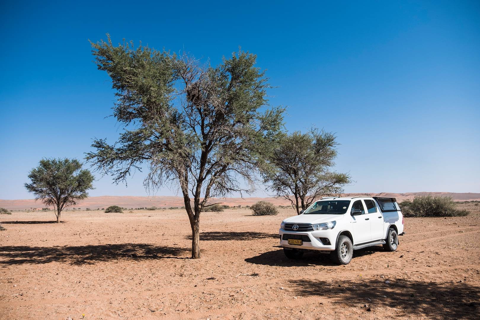 Découvrir le pays à bord d'un 4x4 Camper : route entre Swakopmund et Sesriem - Désert du Namib - Namibie