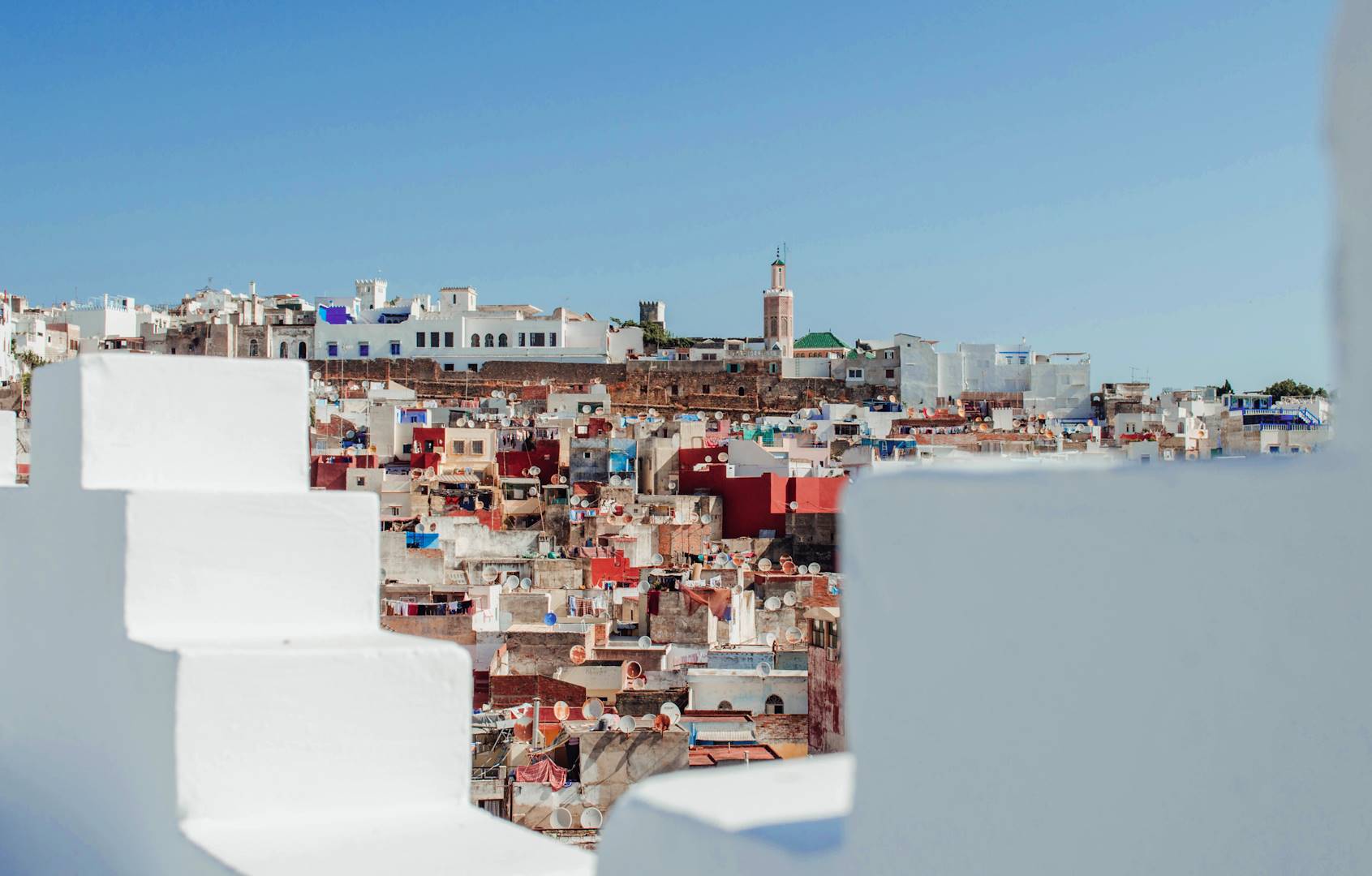 Vue sur les toits de Tanger - Maroc