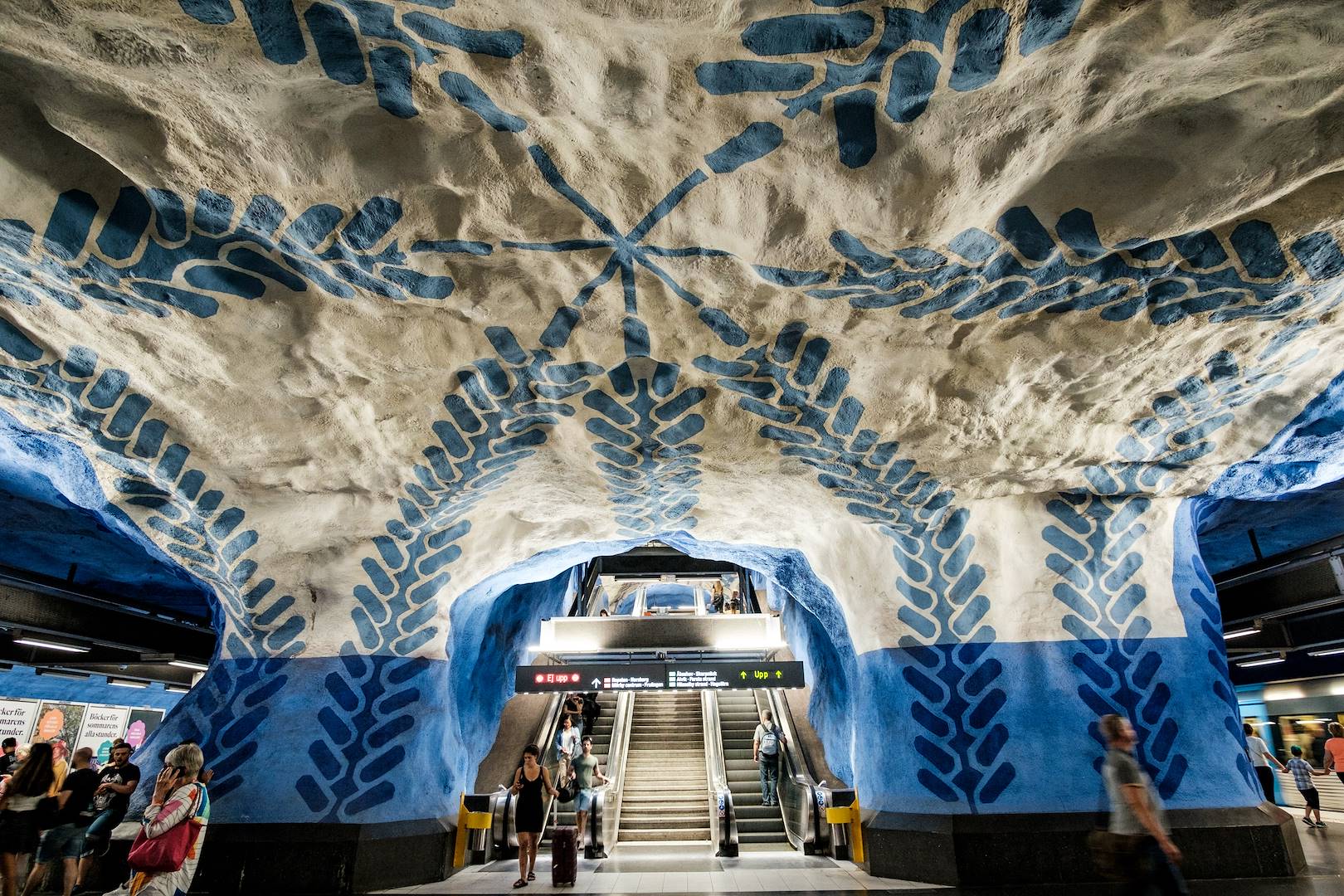 Métro de Stockholm et ses œuvres artistiques - Stockholm - Suède