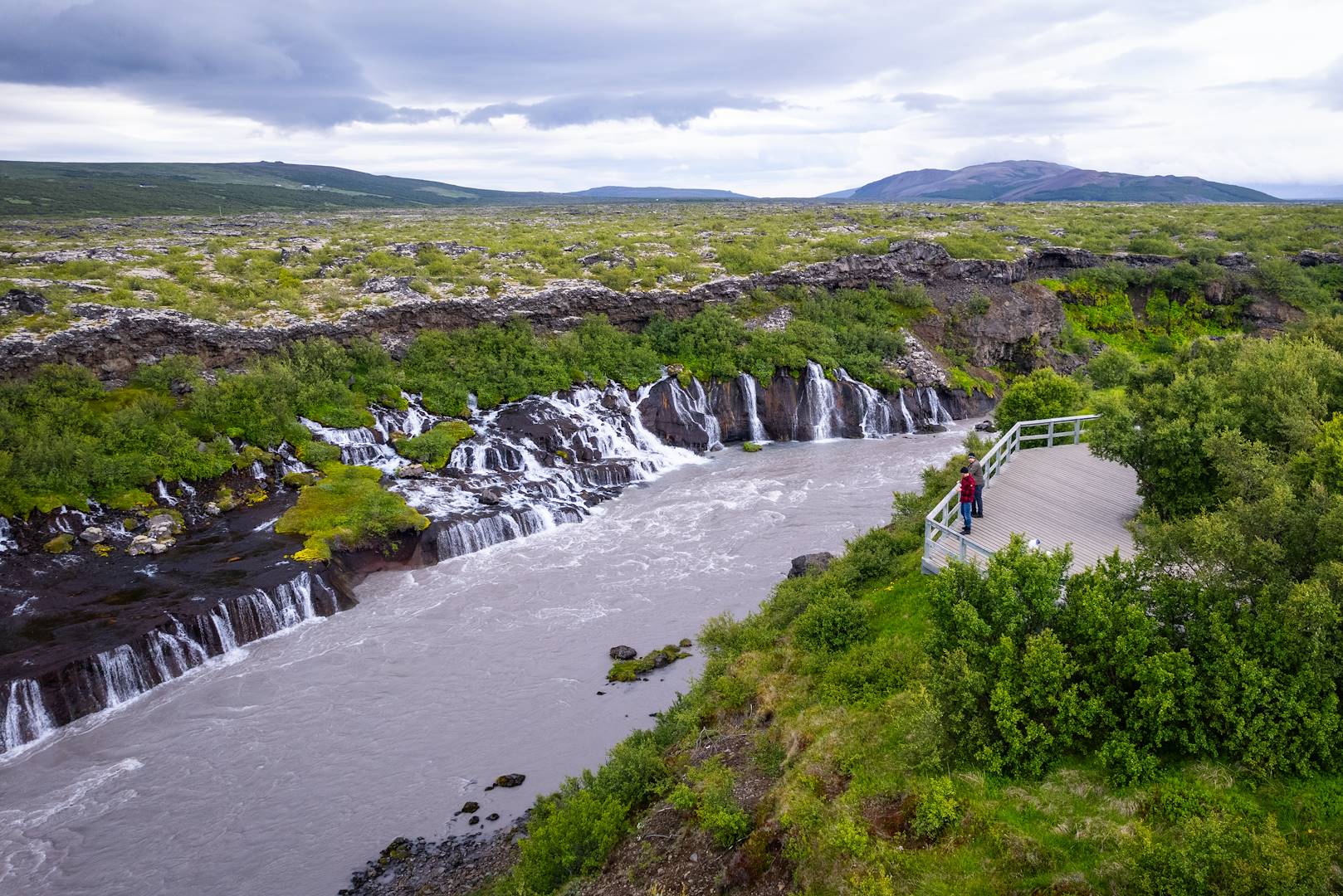 Hraunfossar - Reykholt - Islande