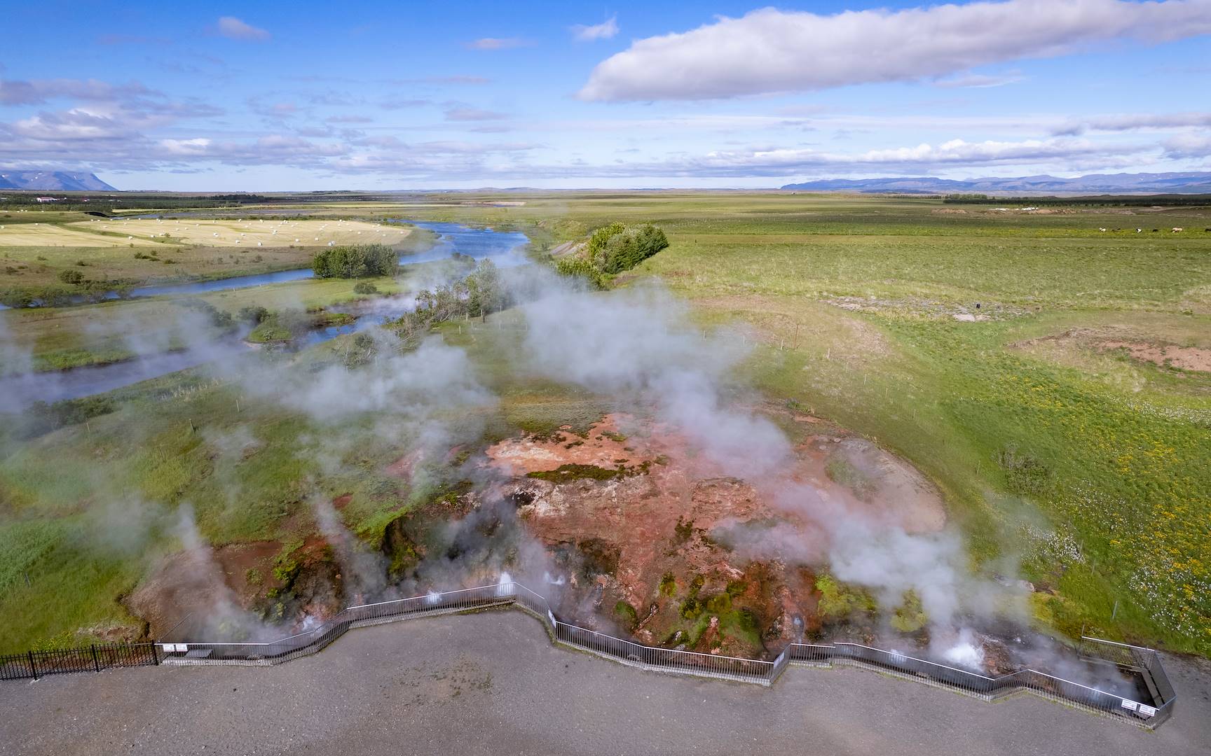 Les fumerolles de Deildartunguhver - Reykholt - Islande