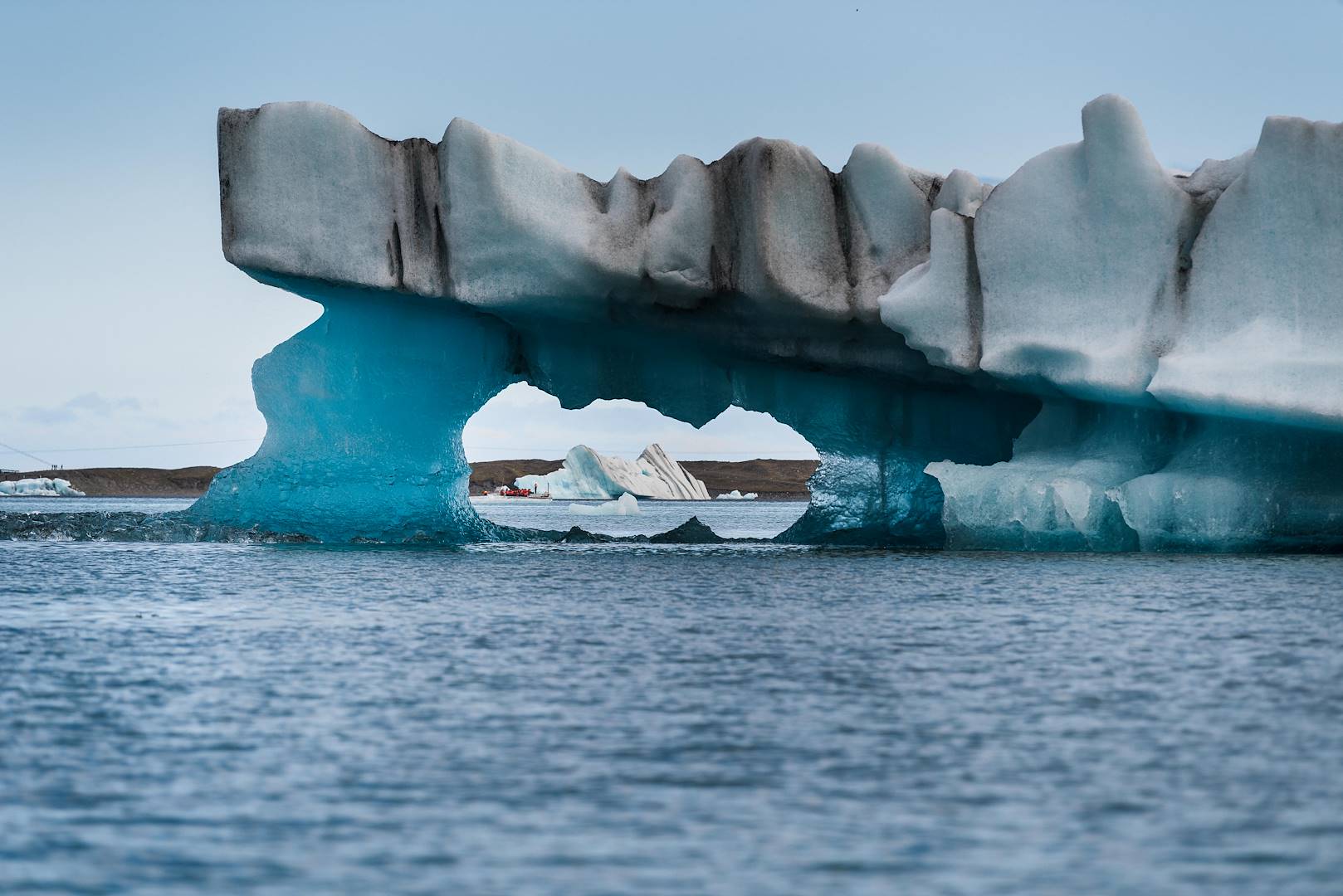 Les icebergs bleutés de la lagune Jökulsarlon - Skaftafell - Islande