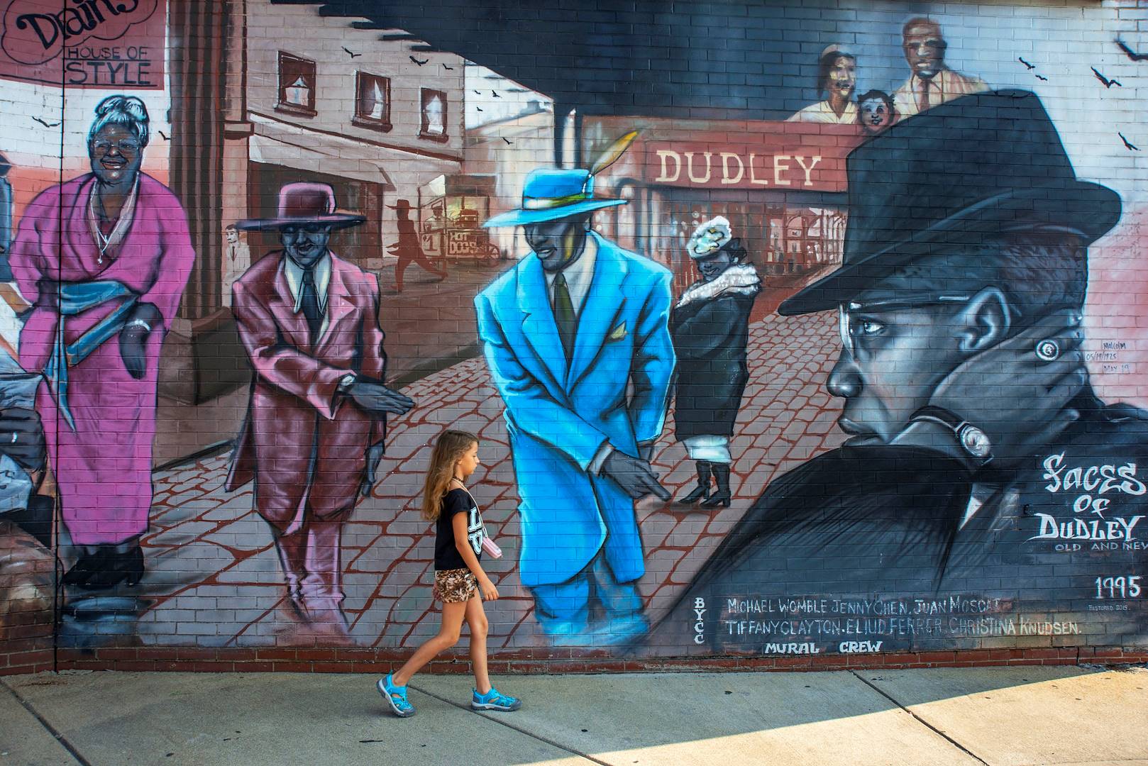 Street art dans le quartier de Roxbury - Boston - États-Unis