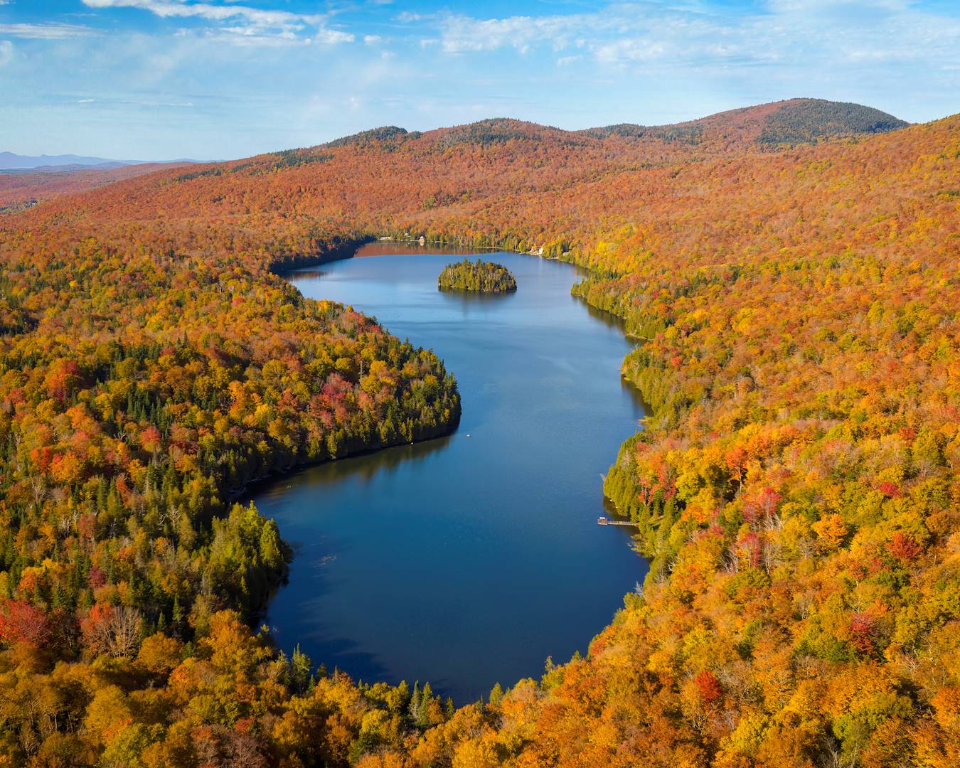 Été indien dans les green mountains - Vermont - États-Unis