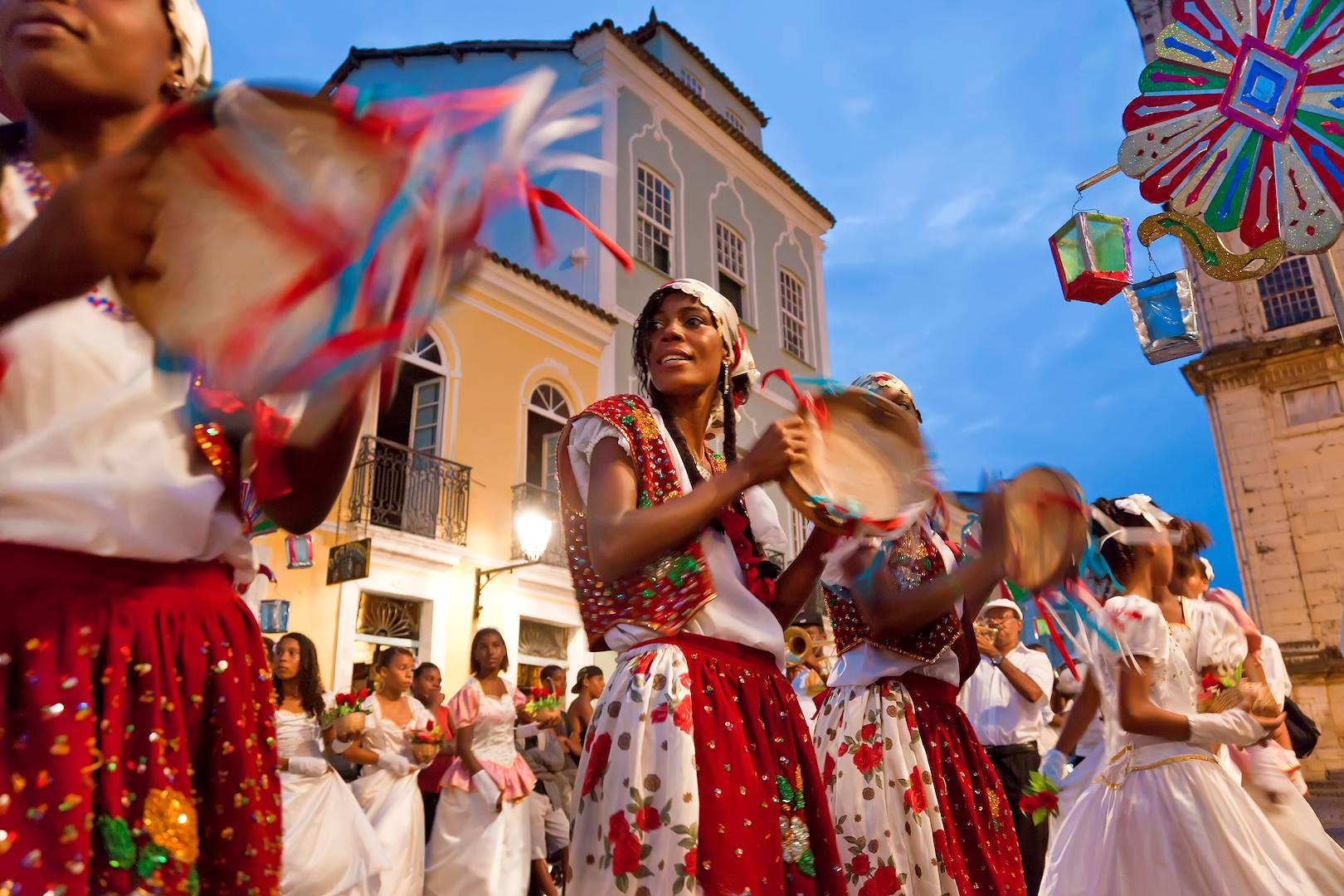 Musiciens dans les rues de Salvador de Bahia - Brésil