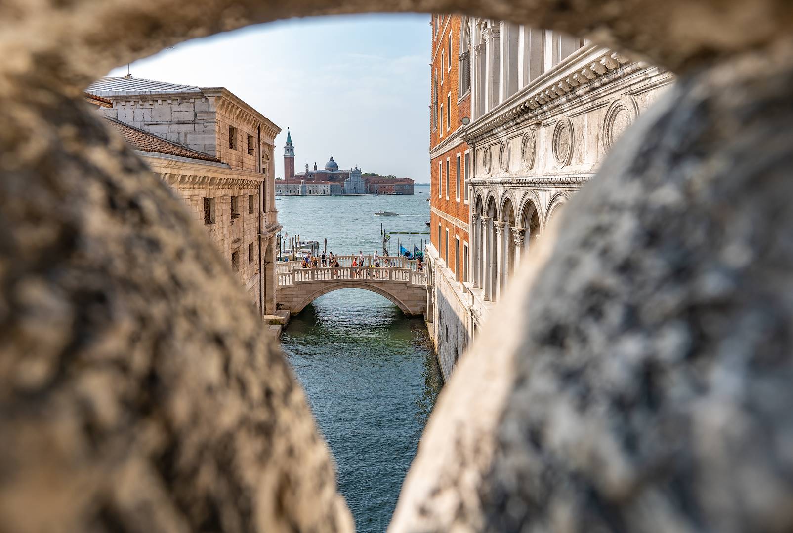 Pont des Soupirs depuis le Palais des Doges - Venise - Italie
