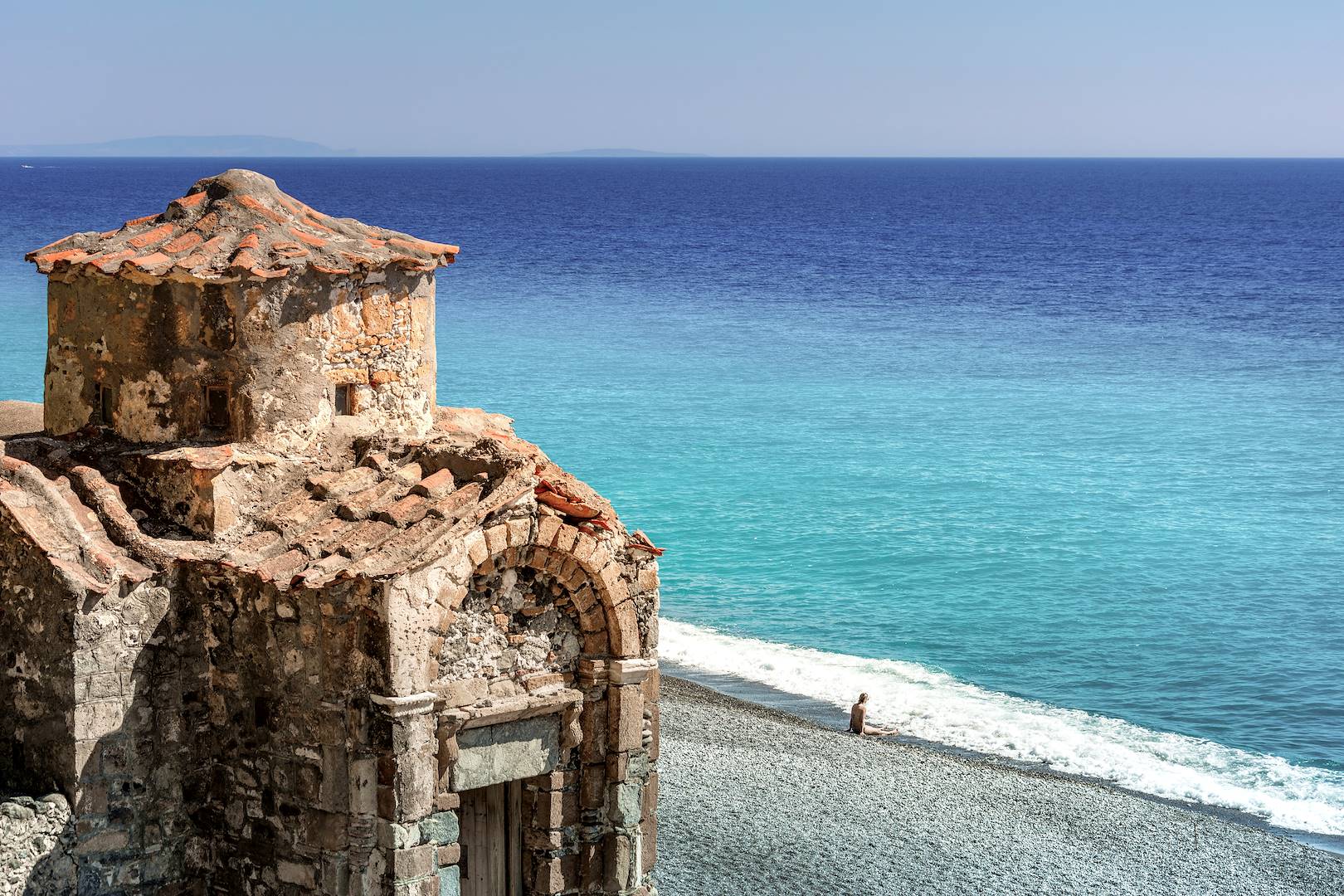 Eglise Saint-Paul sur la plage Agios Pavlos - Crète - Grèce