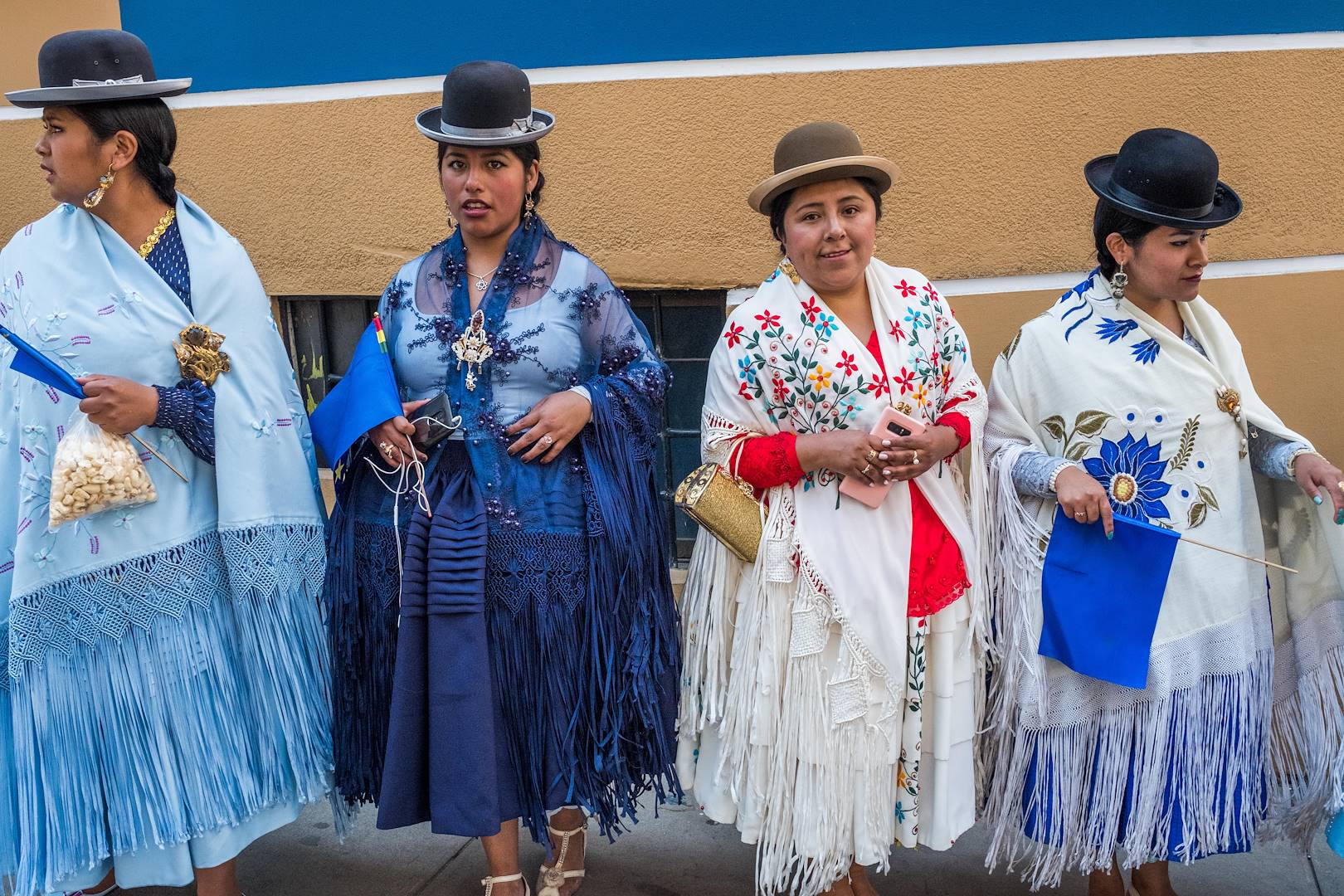 Cholitas dans les rues de La Paz - Bolivie