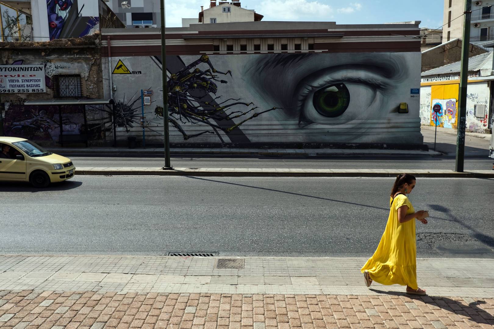 Street Art dans les rues d'Athènes - Athènes - Grèce