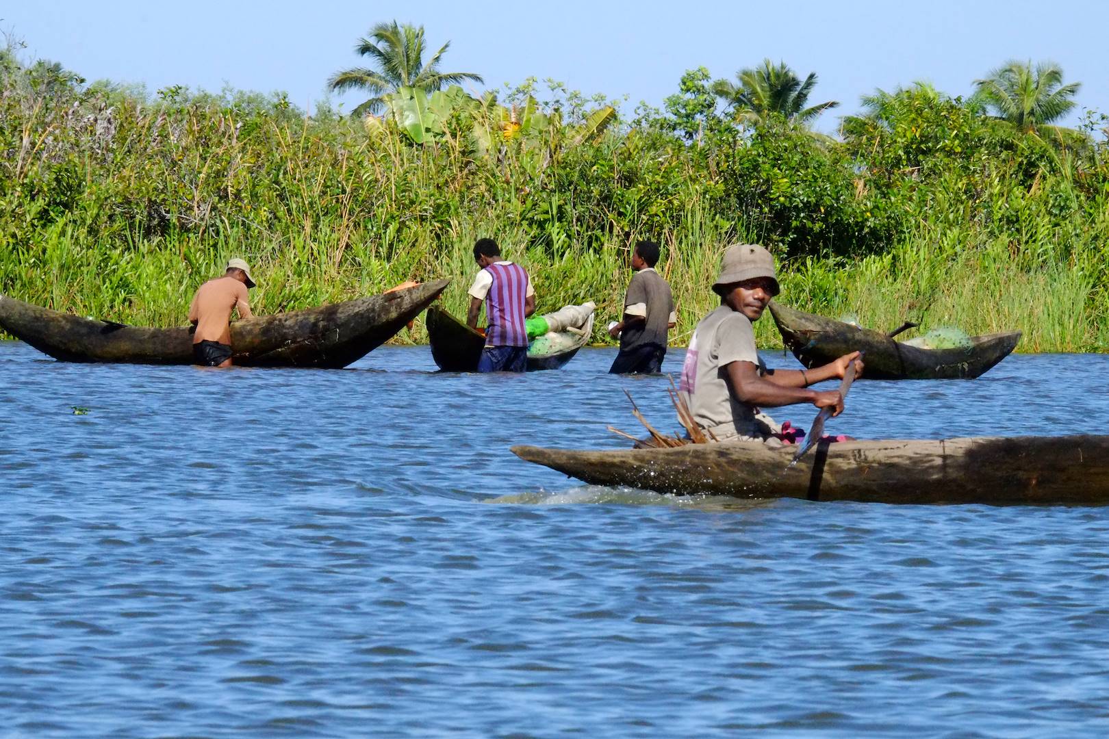 Autour du canal des Pangalanes à Manakara - Région Vatovavy-Fitovinany - Madagascar