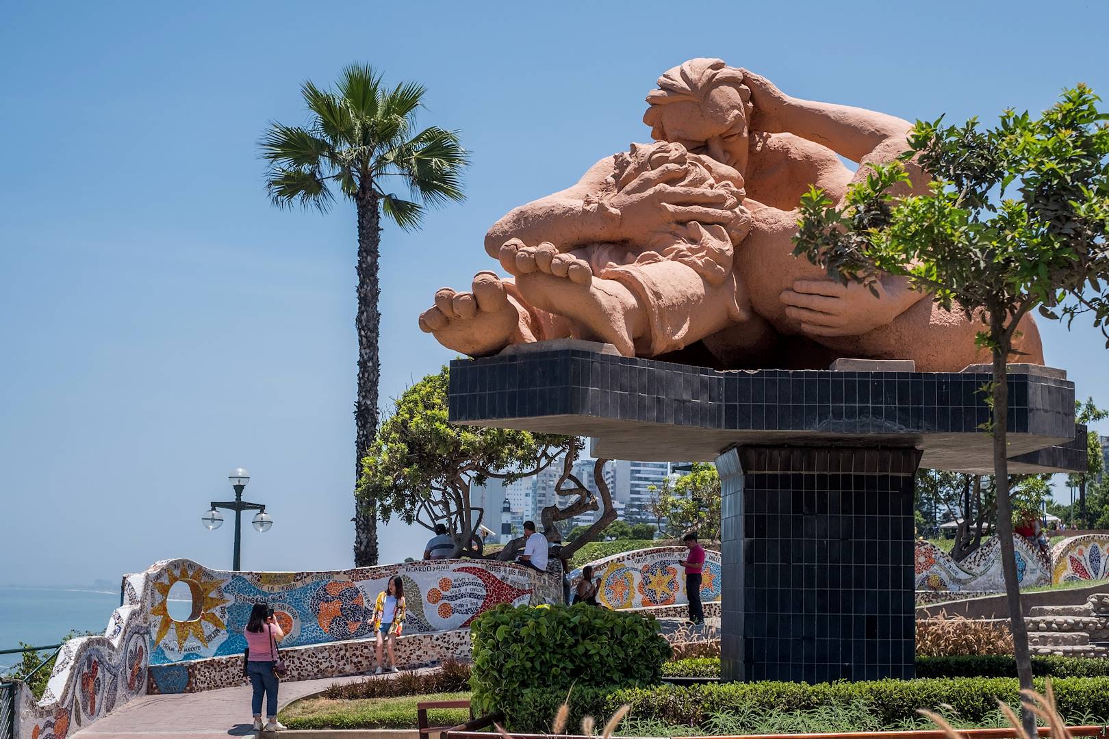 "Parque del Amor" surplombant l'océan Pacifique - Lima - Pérou