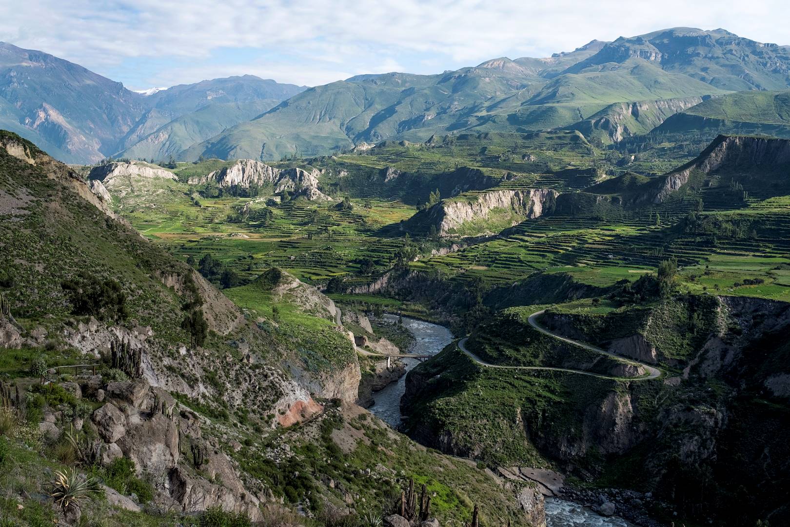Paysage depuis la Croix des Condors - Canyon du Colca - Pérou