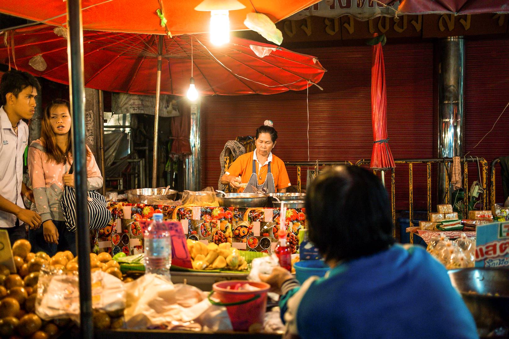 Marchés et street food by night - Chiang Mai - Thaïlande