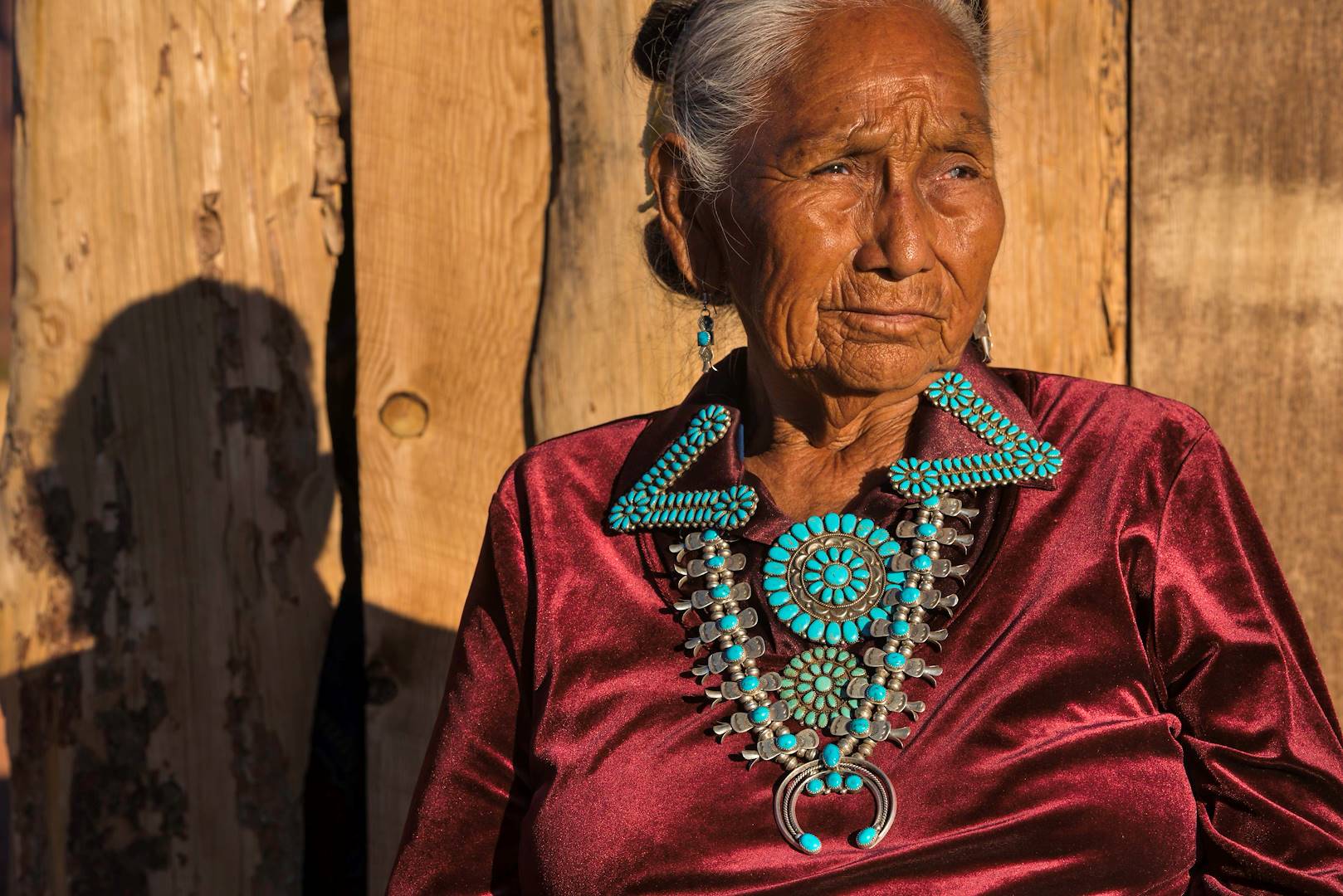 Femme navajo - Monument Valley Navajo Tribal Park - Arizona - États-Unis