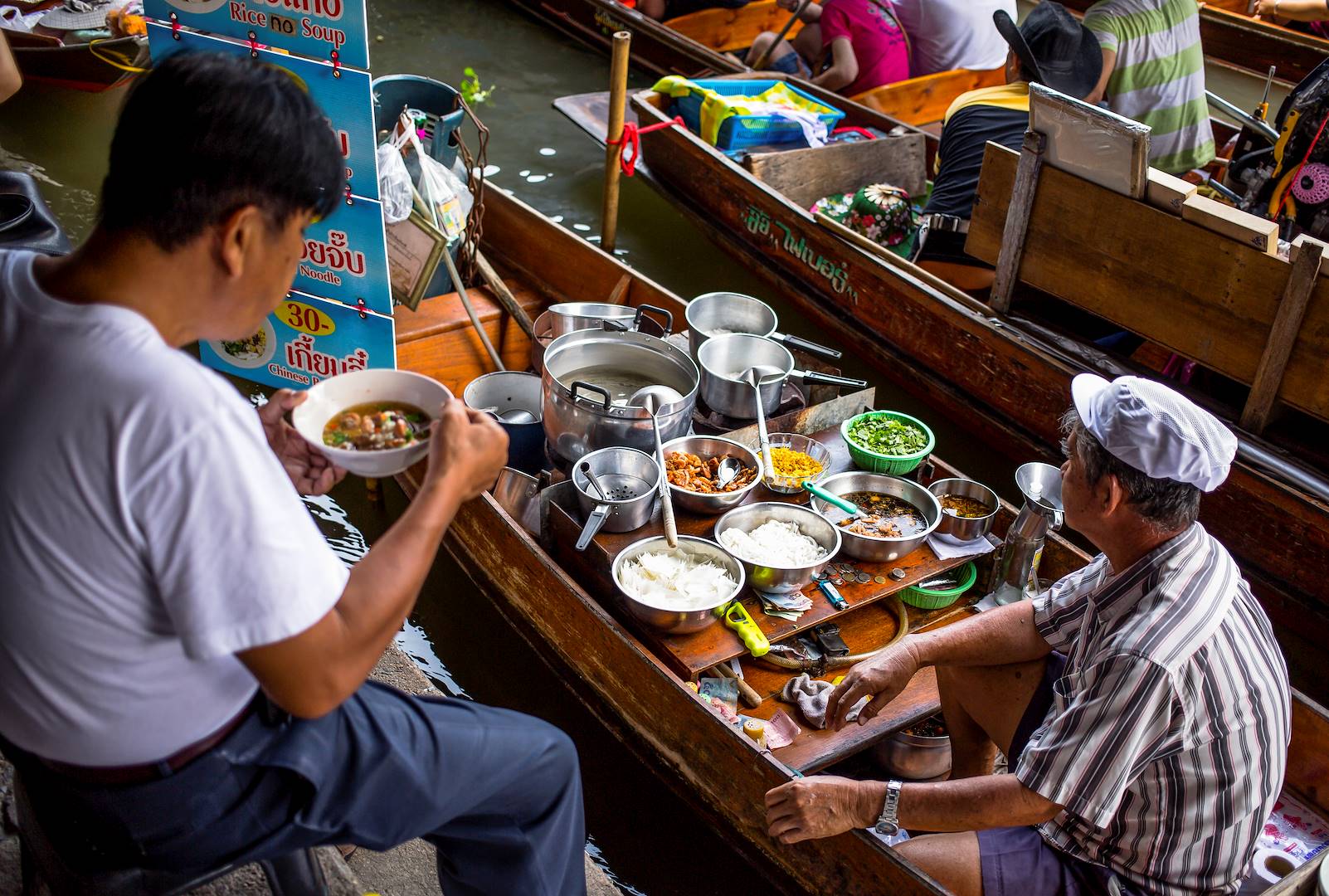 Le marché flottant de Damnoen Saduak - Bangkok - Thaïlande
