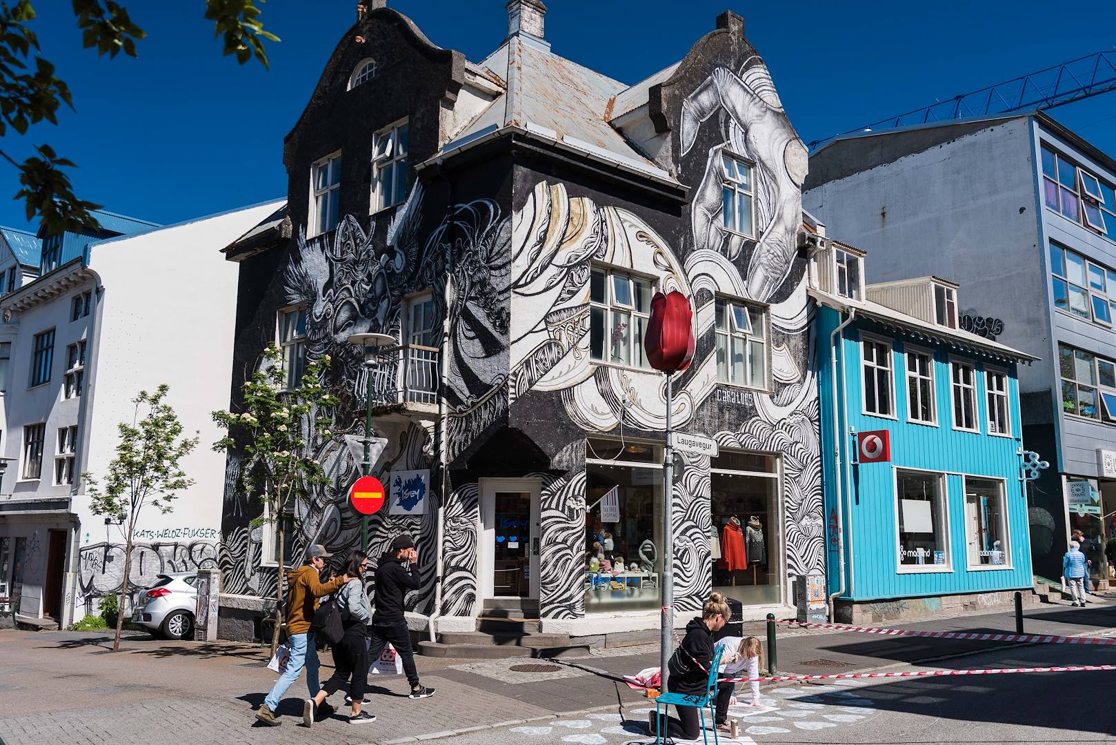 Street art dans les rues de la capitale - Reykjavik - Grand Reykjavik - Islande