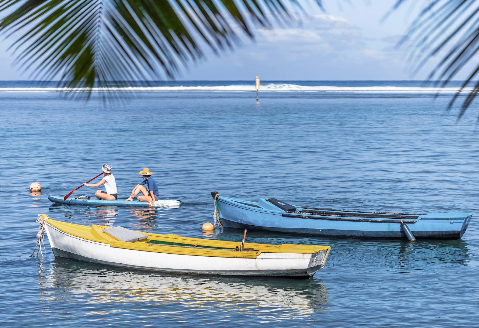 Scène de vie au Bassin Pirogue à Etang-Salé - La Réunion