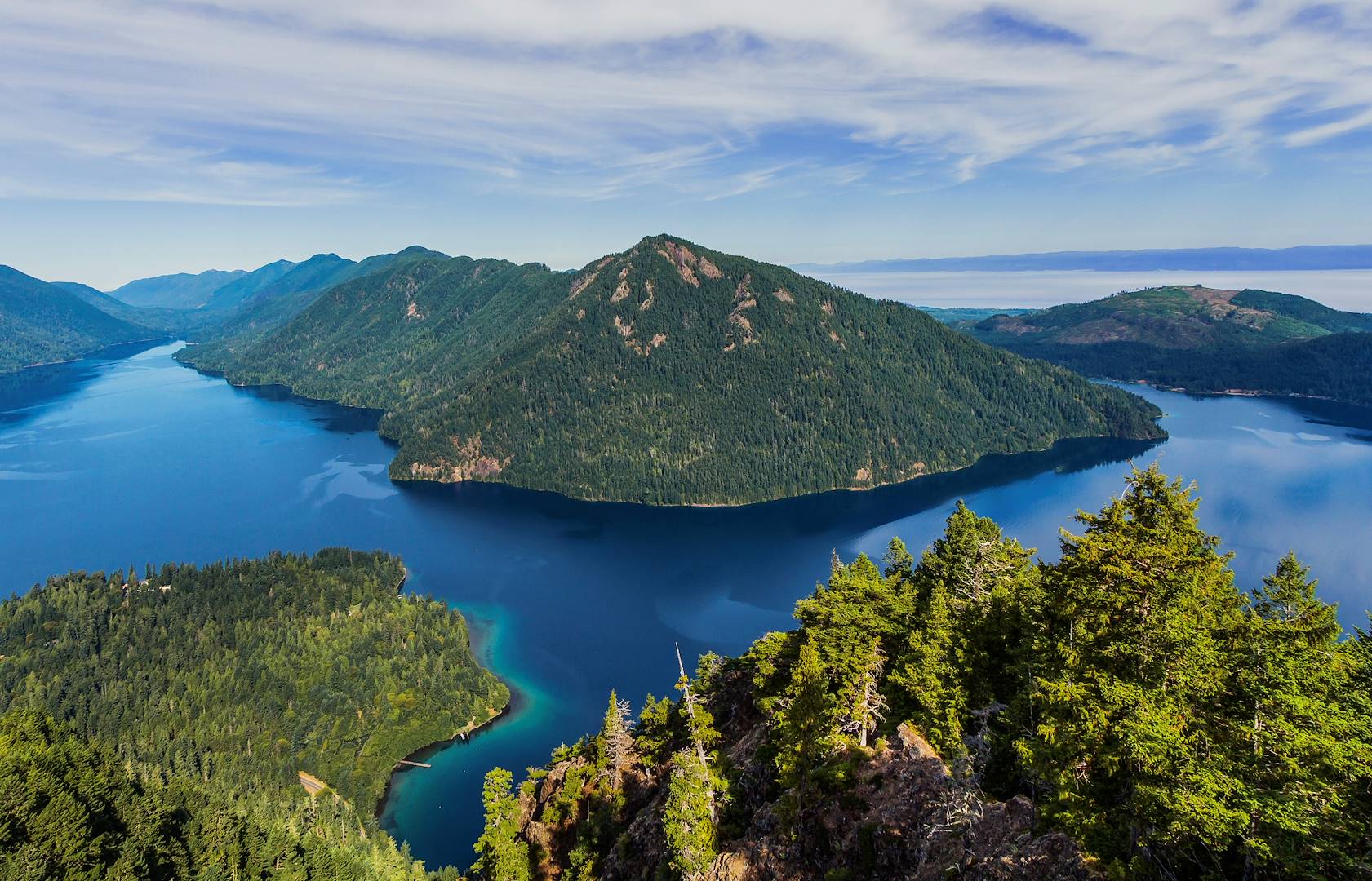 Lake Crescent - Parc national Olympique - Washington Etats-Unis