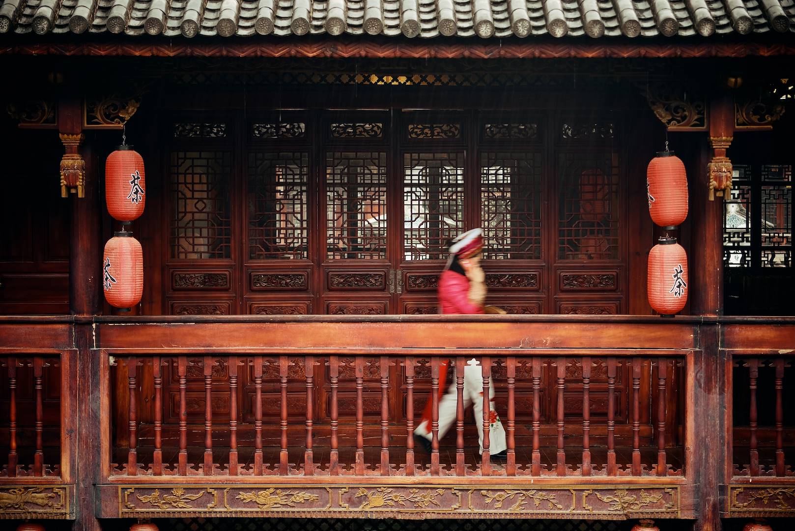 Architecture traditionnelle des maisons Bai à Dali - Yunnan - Chine