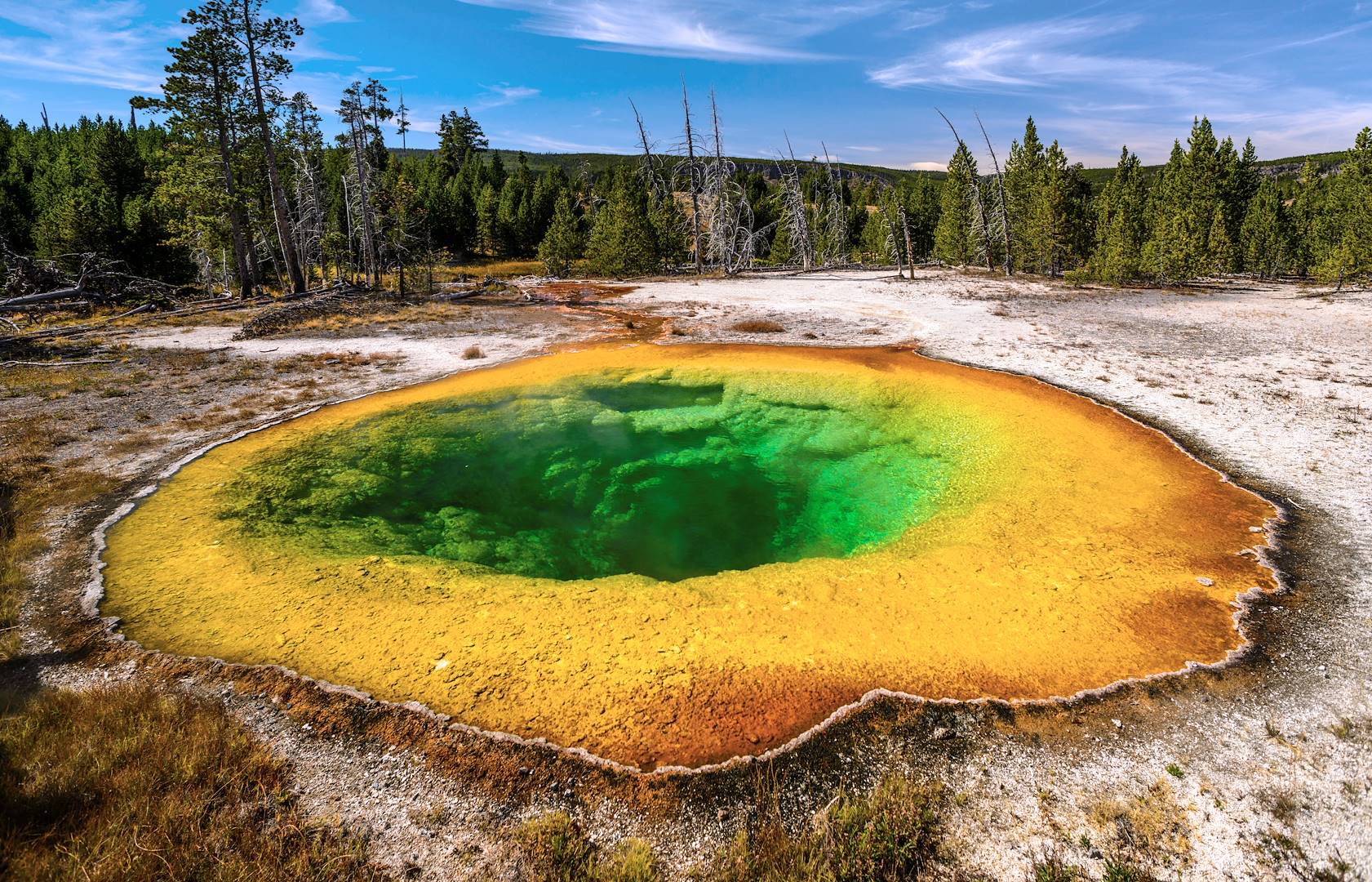 Geyser "Old Faithful" au Parc National de Yellowstone - Wyoming - Etats Unis