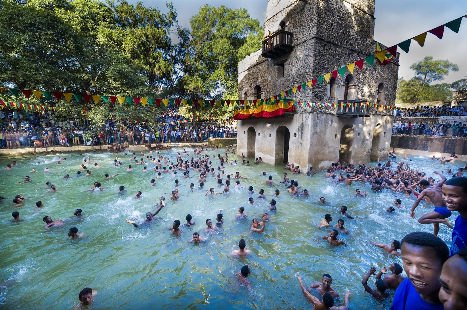Fête de Timkat, ou Épiphanie - Gondar - Éthiopie