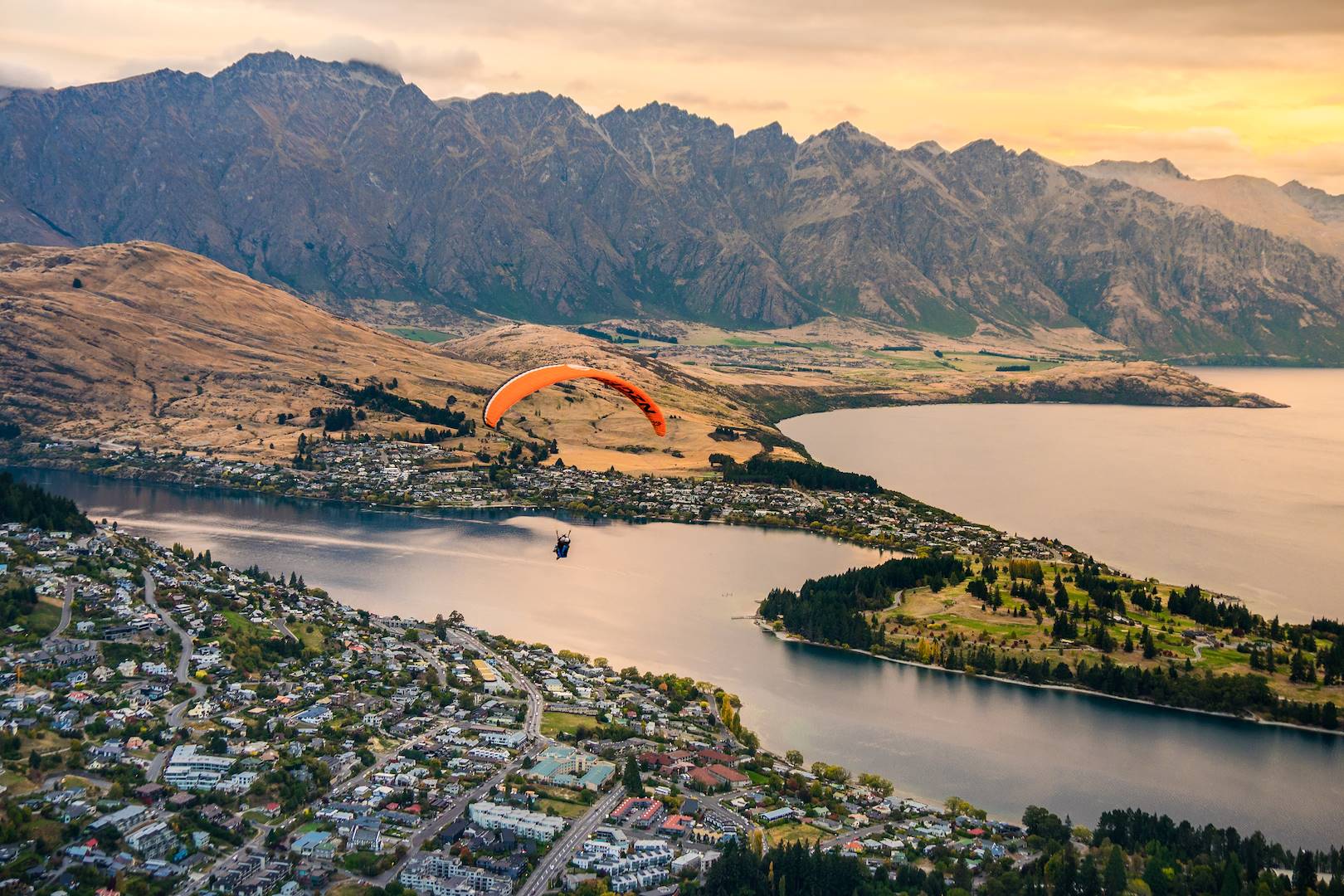 Parapente à Queenstown - Ile du Sud - Nouvelle-Zélande