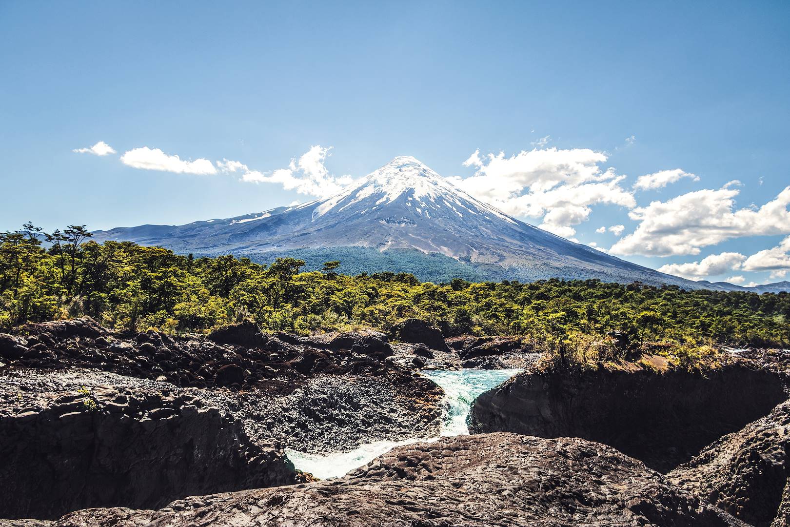 Chutes de Petrohue et Volcan Osorno - Chili
