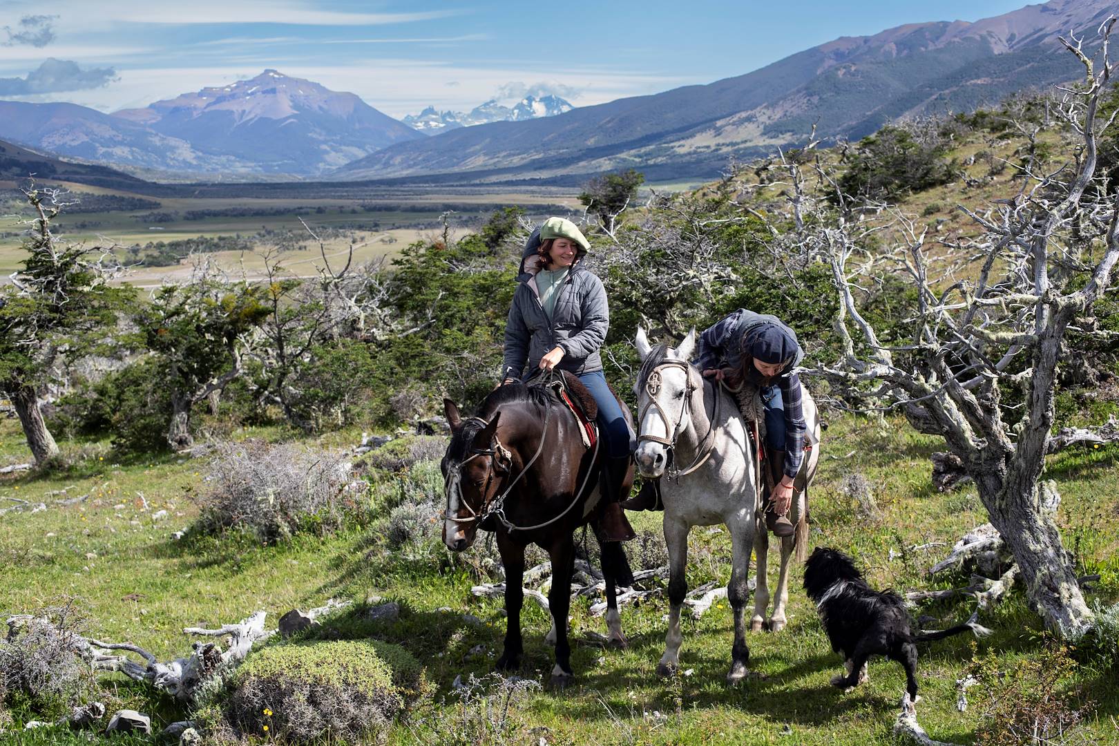 Balade à cheval dans les plaines du Parc Torres del Paine - Patagonie - Chili