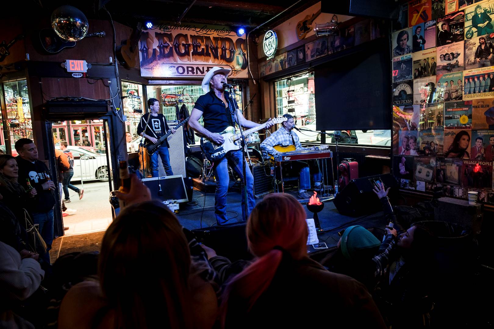 Concert de country dans un bar honky tonk - Texas - Etats-Unis