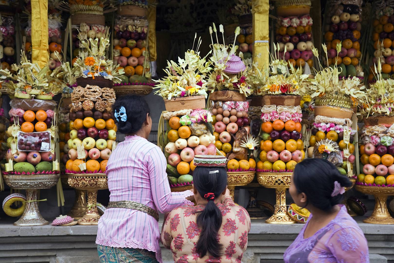 Rituel de temple - Bali - Indonésie