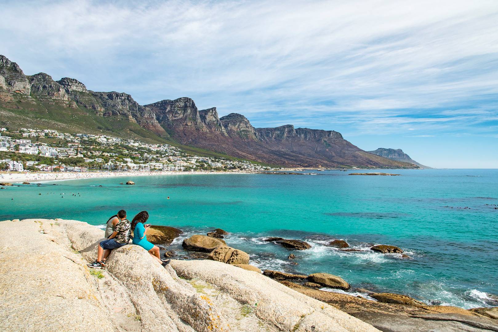 Le bord de mer  à Camps-Bay - Le Cap - Afrique du sud