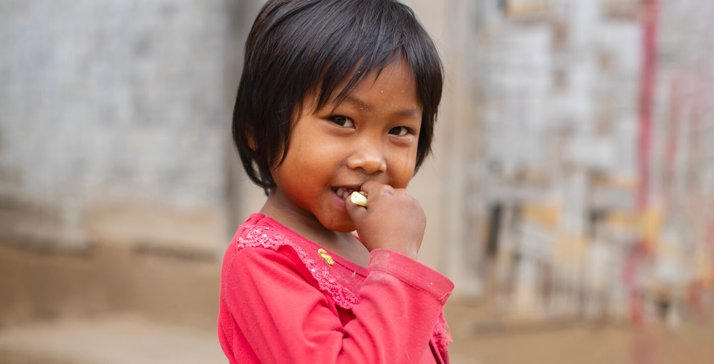 Portrait d'enfant au Laos