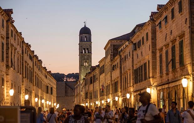 Dans les rues de Dubrovnik, le soir - Croatie