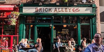 Coffee shop dans le quartier Temple Bar - Dublin - Irlande
