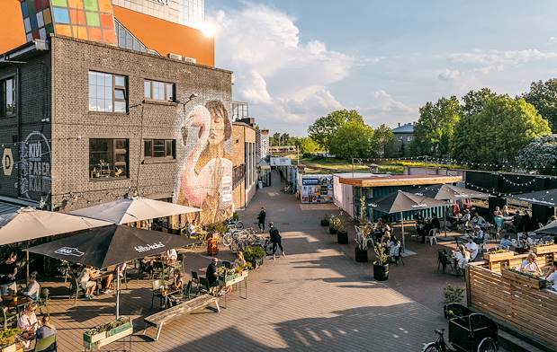 Telliskivi , le quartier branché de Tallinn - Estonie