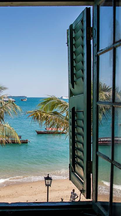 Vue sur l'Océan Indien - Stone Town - Zanzibar Vieille Ville - Tanzanie
