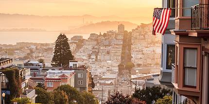 Coucher de soleil sur San Francisco - San Francisco - Californie - États Unis
