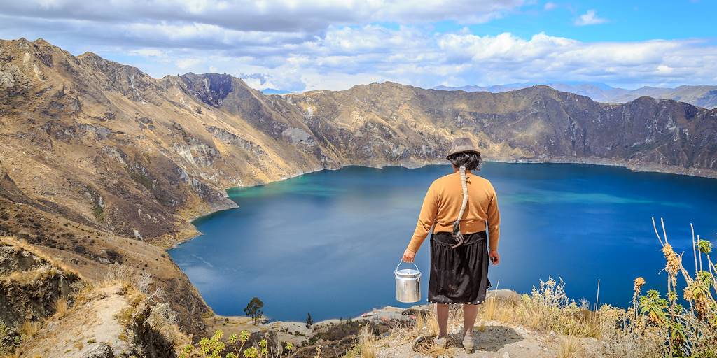 La lagune de Quilotoa - Province de Cotopaxi - Equateur