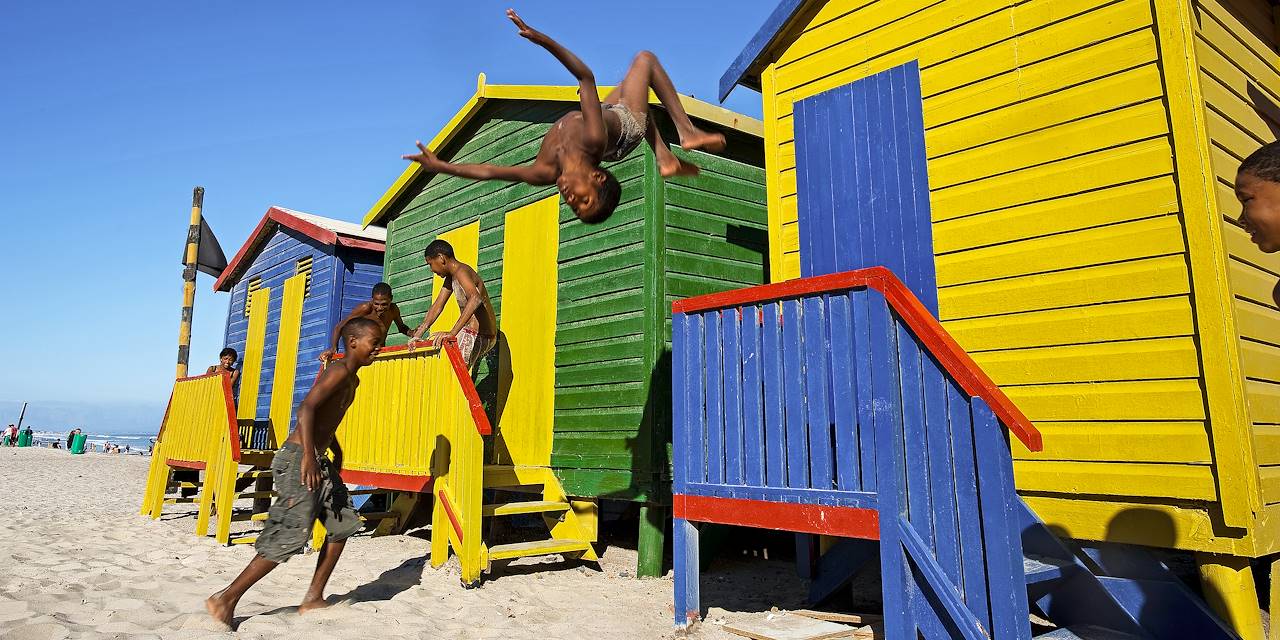 Cabines de plage de Muizenberg - Province du Cap-Occidental - Afrique du Sud