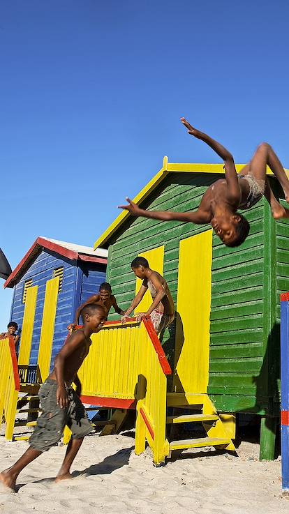 Cabines de plage de Muizenberg - Province du Cap-Occidental - Afrique du Sud