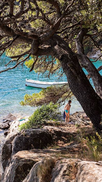 Baignade au Parc National de Mljet - Croatie