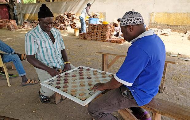 Jeu de dames - Sine Saloum - Sénégal